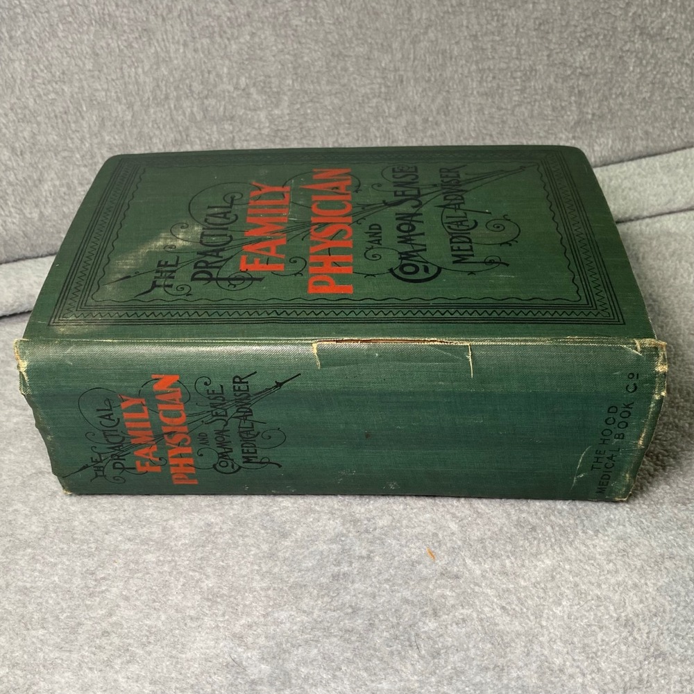 Vintage Practical Family Physician Book by Hood Medical 1901 Antique Loose Pages - Picture 8 of 13